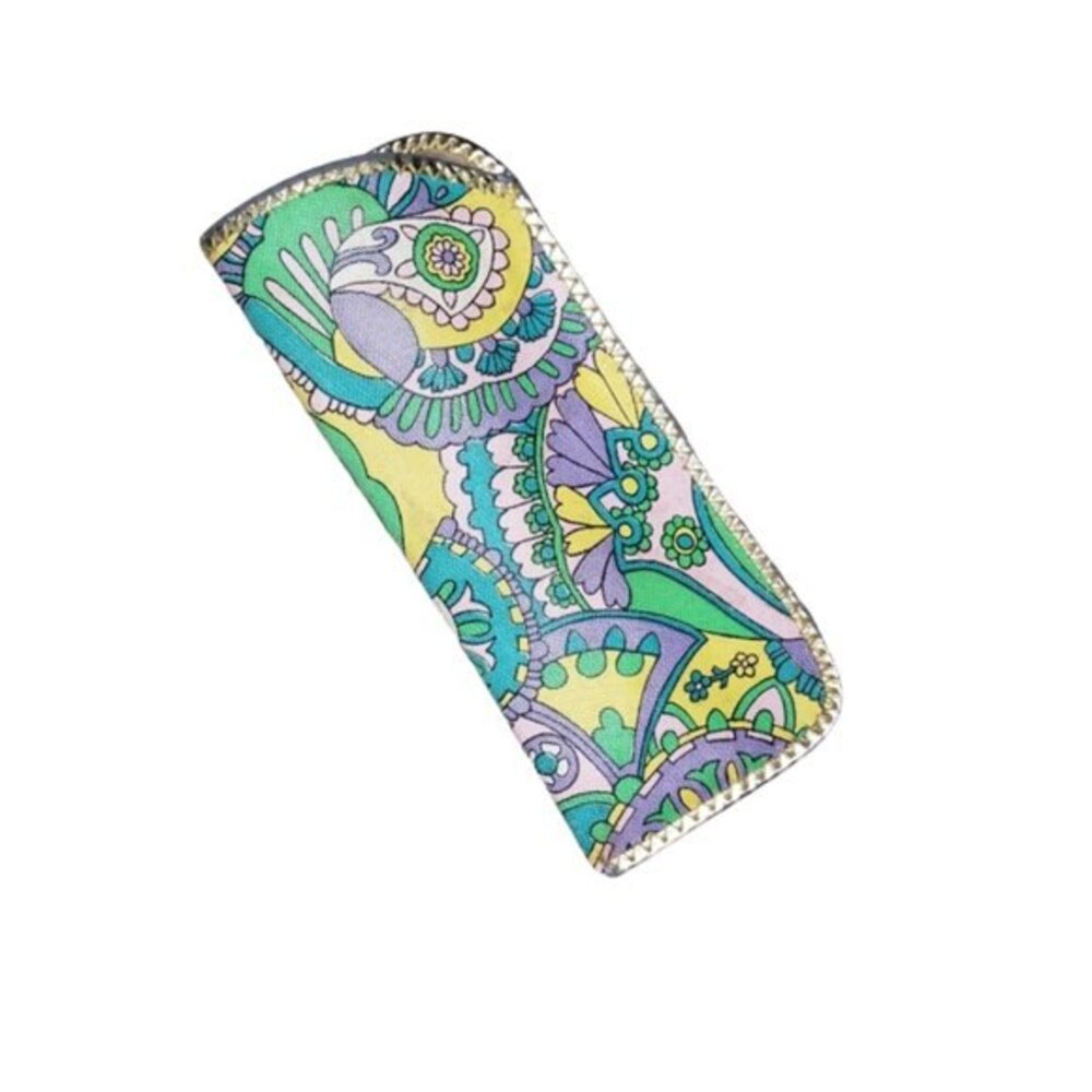 VINTAGE 1960'S PAISLEY EYEGLASS CASE